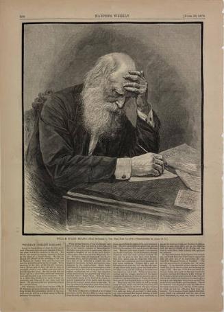 William Cullen Bryant, from Harper's Weekly