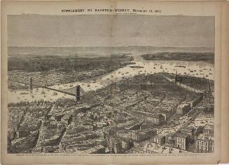 Bird's-Eye View of the Southern End of New York and Brooklyn, from Harper's Weekly