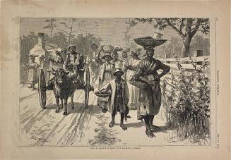 Going to Market, A Scene Near Savannah, Georgia, from Harper's Weekly