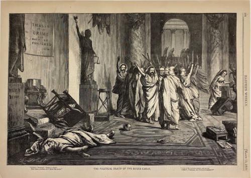 The Political Death of the Bogus Caesar, from Harper's Weekly