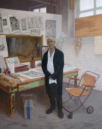 Jay Bolotin in His Studio