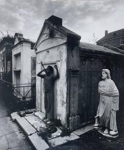 Boy in Cemetery, NO, LA
