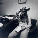 Woman Executive with Goat Mask, NY
