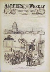 Anything to Get In (from Harper's Weekly August 10, 1872)