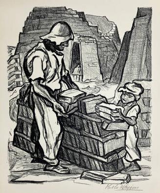 Brick-Makers, from Mexican Art, A Portfolio of Mexican People and Places