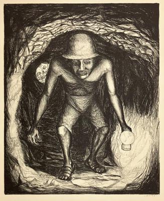 Silver Mine Worker, from Mexican Art, A Portfolio of Mexican People and Places