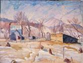 Farm in Snow