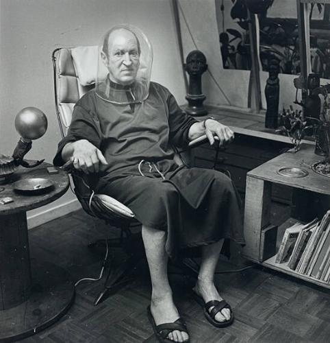 Man in Bell Jar, NY
