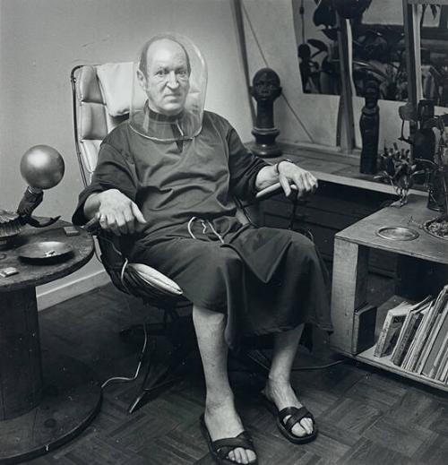 Man in Bell Jar, NY

