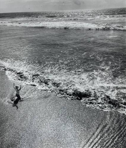 Girl in Ocean, NY
