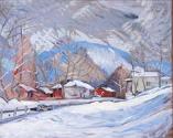 Center Village in Snow