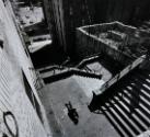 Black Boy Lying Flat on Stair Landing, Bonx, NY
