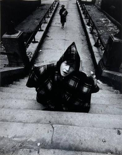 Boy in Plaid Coat, NY
