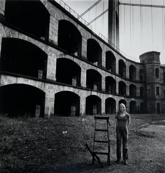 Girl with Ladder in Old Fort, SI NY
