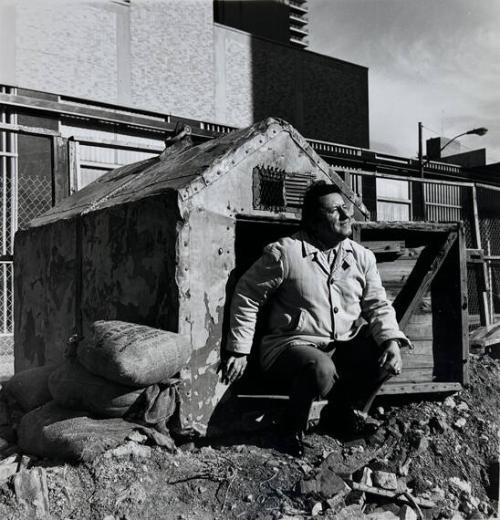 Man and Explosive Box, NY
