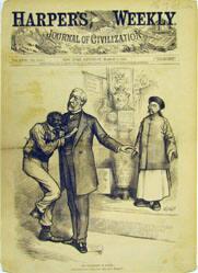 The Civilization of Blaine (from Harper's Weekly March 8, 1879)