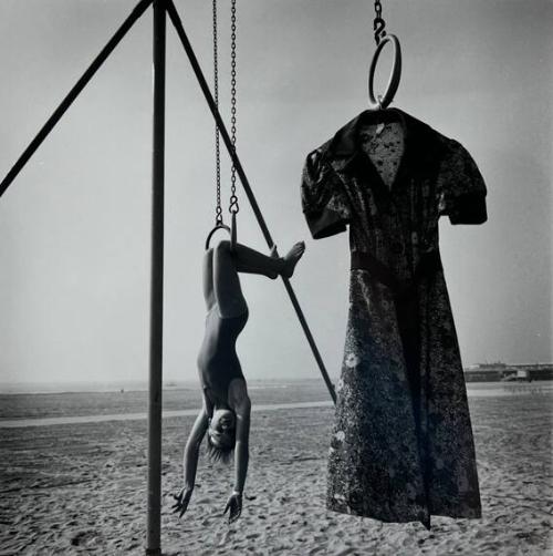 Girl with Hanging Dress, Santa Monica, CA
