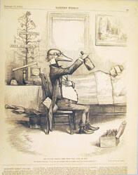 The Quack's Main(e) Dose - That Will Kill or Cure (from Harper's Weekly January 17 1880)