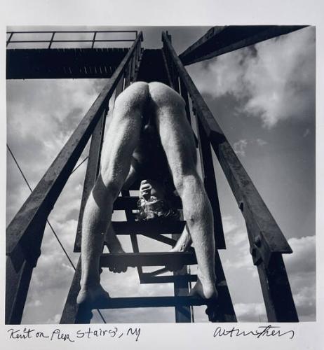 Kent on Pier Stairs, NY
