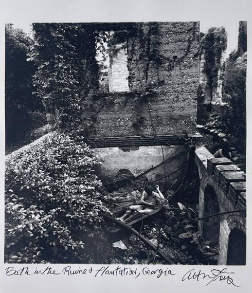 Bath in the Runied Plantation, Georgia
