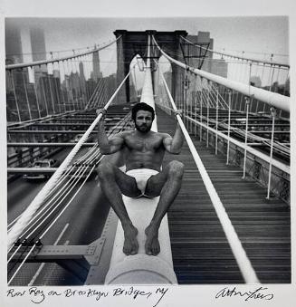 Ron Rey on Brooklyn Bridge, NY
