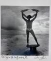 Pool Boy in the Surf, Miami, Fla
