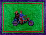 Untitled (two people on a motorcycle)