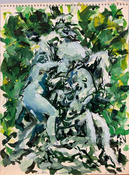 Untitled, study for the Bacchus series