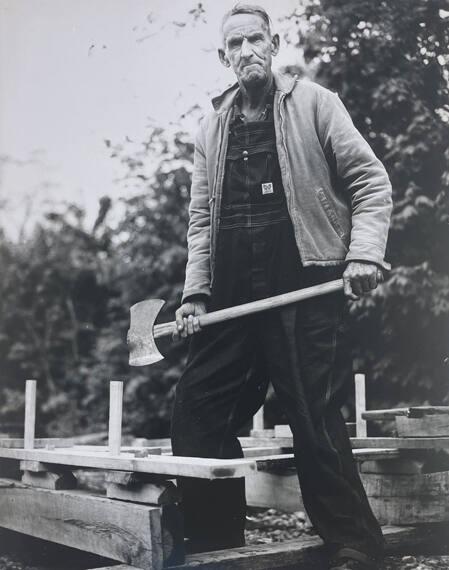 Otis Burns, Tobacco Sled Maker, Elk Park, NC