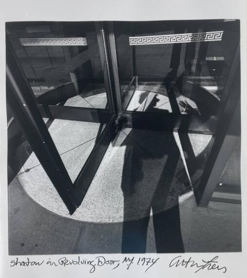 Shadow in Revolving Door, NY
