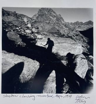 Shadow Climbing Mountain, Alps
