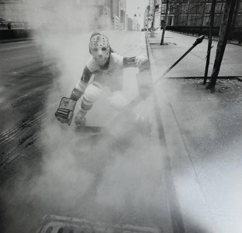 Hockey Player in Steam, NY
