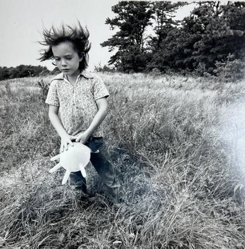 Boy and Glove Balloon, NY
