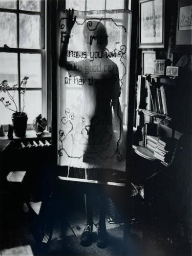 Girl in Old Museum Room, Boston, MA
