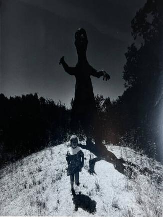 Girl Being Chased by Dinosaur, Santa Cruz, CA 
