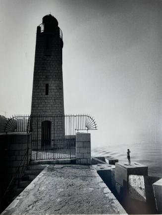 Boy at Lighthouse, Nice France
