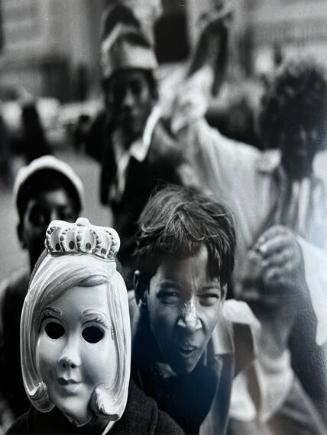 Girl in Halloween Mask, Spanish Harlem, NY
