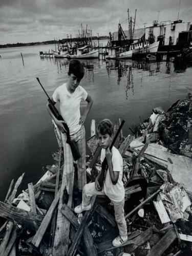 Boy with Gun, Biloxi, Miss
