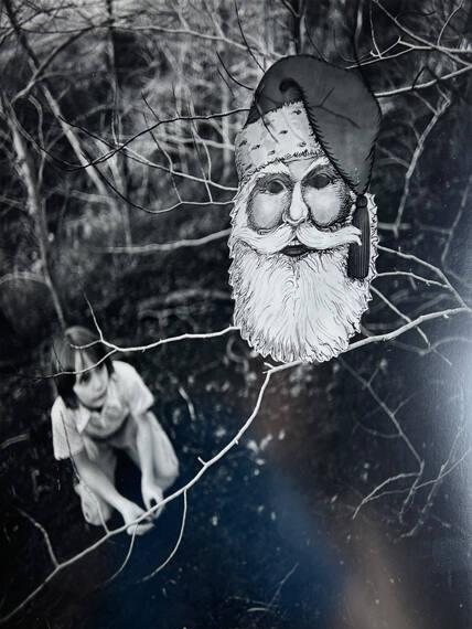 Boy with Santa Claus Mask, Scarborough, NY
