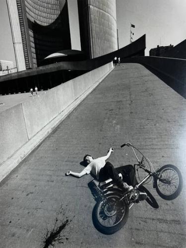 Fallen Bike Rider, Toronto, Canada
