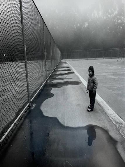 Child in School Yard, SF
