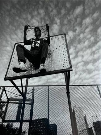 Teen in Backstop, Brooklyn, NY
