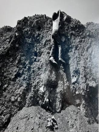 Boy Clinging to Cliff, SI, NY
