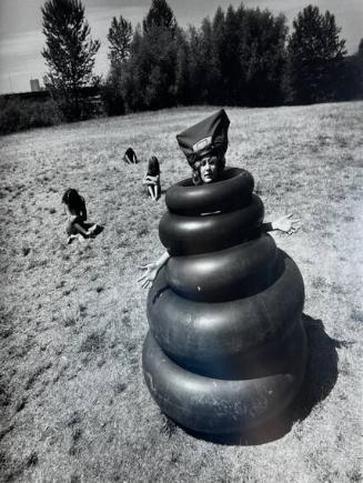 Girl in Rubber Tubes, Seattle, WA
