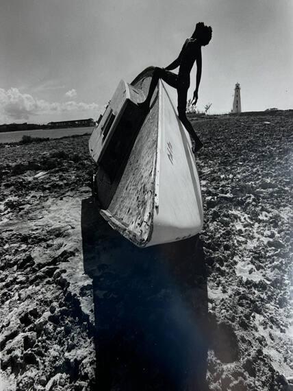 Black Boy on Boat, Nassau, Bahamas
