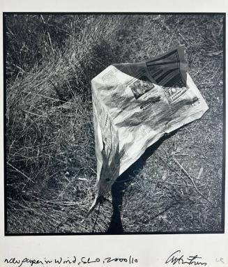 Newspaper in Wind, SLO
