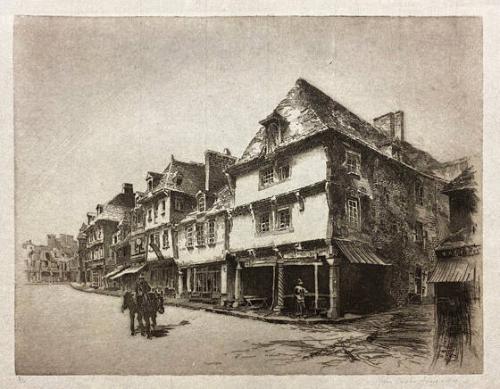 Dol, Old Houses In La Grande Rue