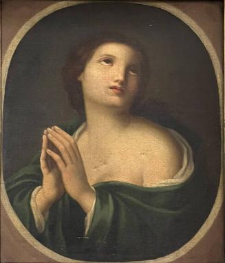 Bust-length view of parying female, copy after an old master painting