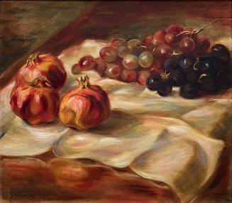 Pomegranates and Grapes