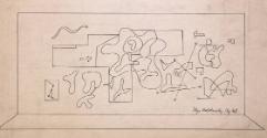 Mural Study (2 of 2) - Title Unknown (Mural study for Williamsburg Housing Project)